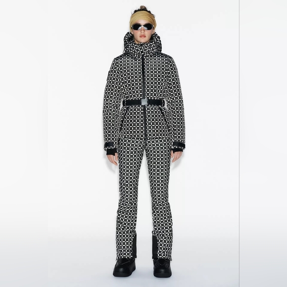 Zara Pants - Zara Black & White Geometric Track Jacket And Pants (Set)